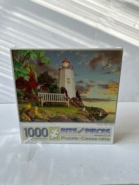 Bits and Pieces 1000-Piece Lighthouse Puzzle - Multicolor